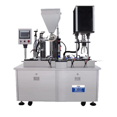 kwaliteit  Work Efficiently Cosmetic Cream Filling Machine For Bottle Factory Pneumatic Driven fabriek